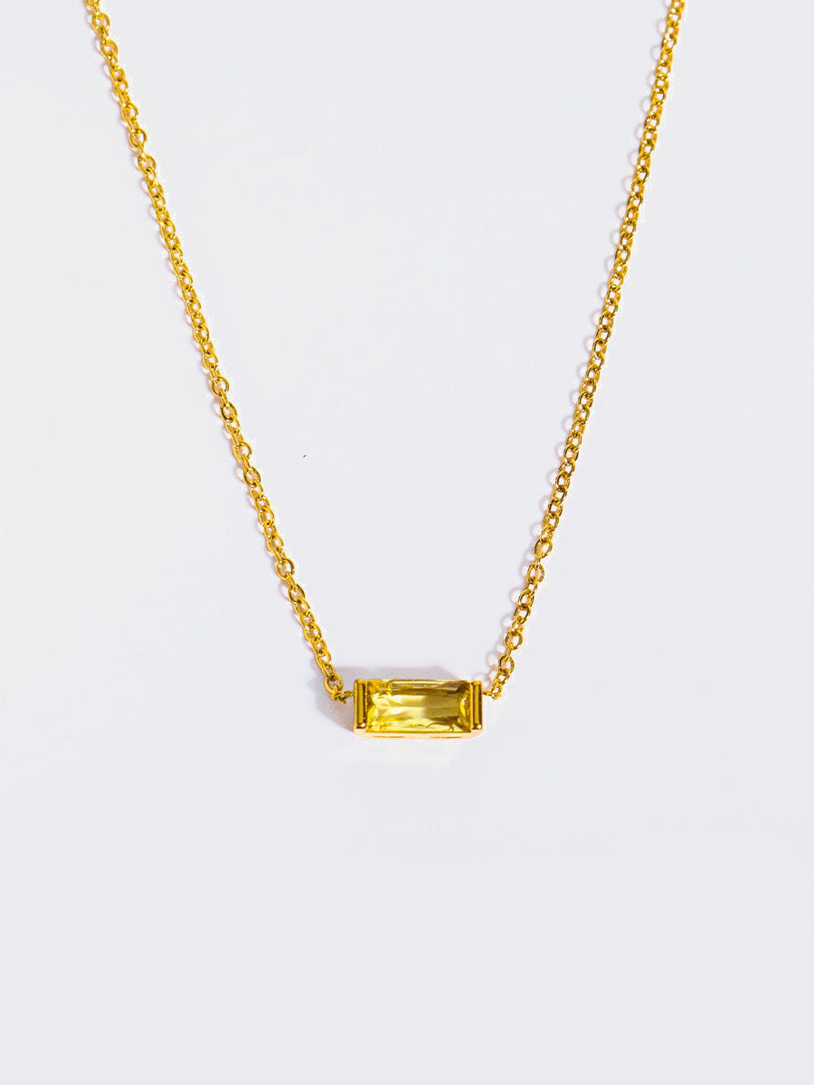 Aurora Birthstone Necklace