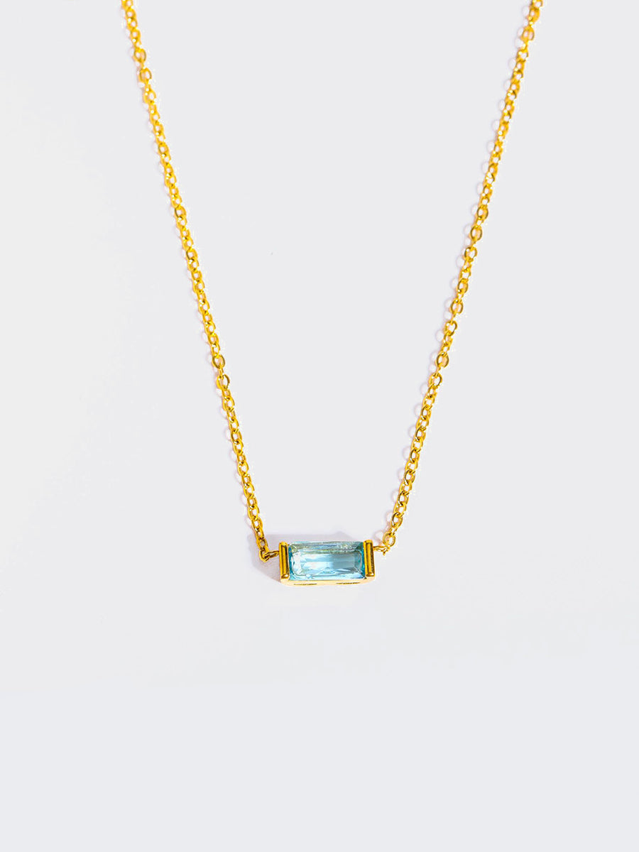 Aurora Birthstone Necklace