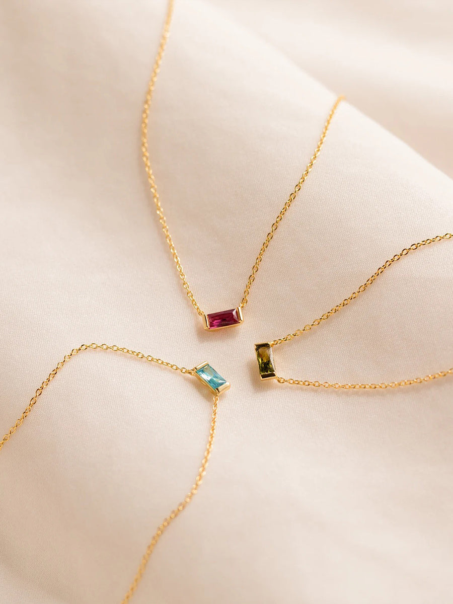 Aurora Birthstone Necklace