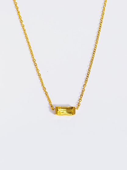 Aurora Birthstone Necklace