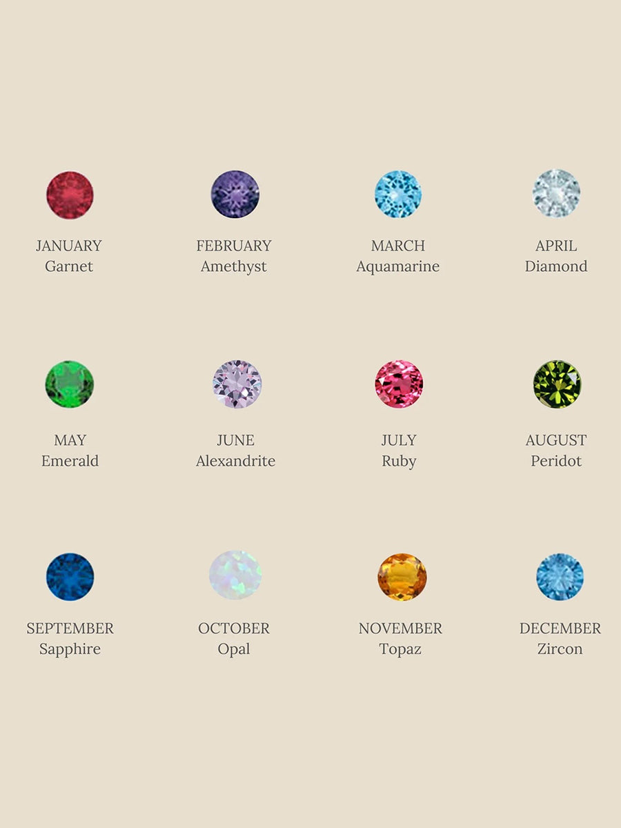 Aurora Birthstone Necklace