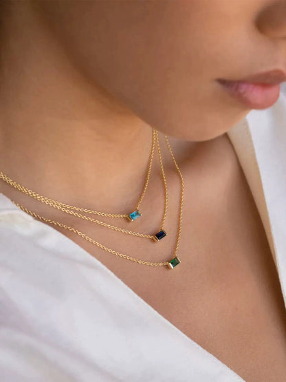 Aurora Birthstone Necklace