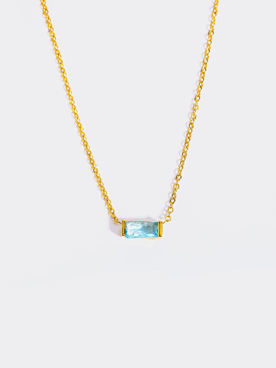Aurora Birthstone Necklace