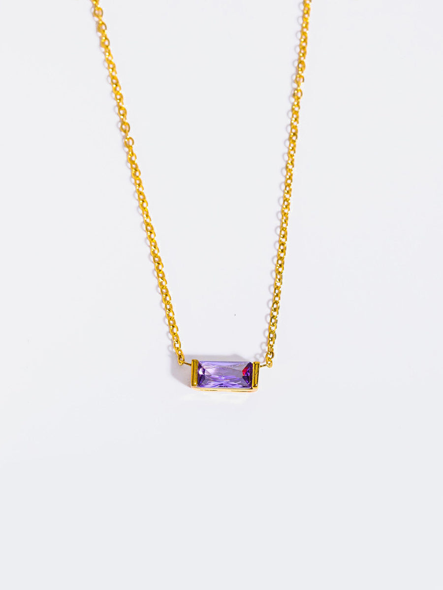 Aurora Birthstone Necklace