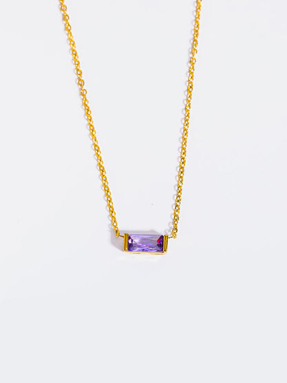Aurora Birthstone Necklace