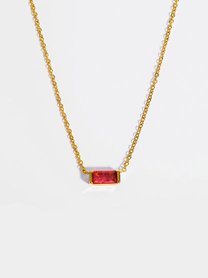 Aurora Birthstone Necklace